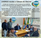 CÂMARA DE ALECRIM FILIA-SE A UVERGS.